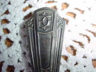 Antique/Vintage Art Deco Wax Seal/Stamp w/Monogram Initials,  Marked Sterling 3