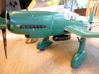 Vintage Cox Stuka JU - 87d Airplane Thimble Drome Gas Powered Green Version Rare 11