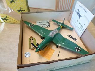 Vintage Cox Stuka Ju - 87d Airplane Thimble Drome Gas Powered Green Version Rare