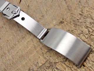 Vintage Wwii Era Gemex Stainless Steel The Baron Military Watch Band 16mm 5/8 " M
