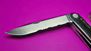 VTG Leatherman FLAIR Multi Tool Scissors Corkscrew Butter Knife Fork Wine Picnic 8