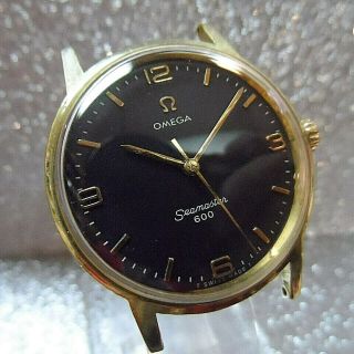 Vintage Omega Seamaster 600 Gold Plated Winding Mens Watch Cal:601