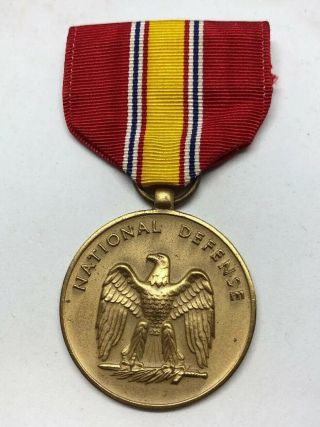 Vintage Us U.  S.  National Defense Medal,  Ww2 Wwii Korea Vietnam,  Army,  War