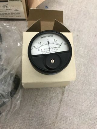 Vintage Han D Mag Model 10 Double Ended Probe Demagnetizer w/ Magnetometer 2