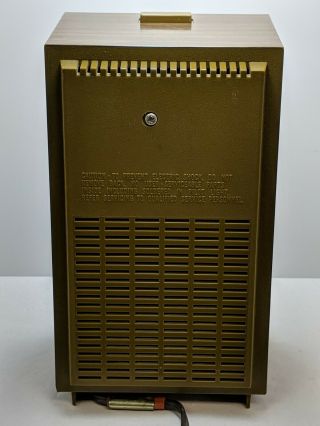 Vintage RCA Flip Clock Alarm AM/FM Radio Mod 1970 ' s Skinny,  Small Orange Glow 8