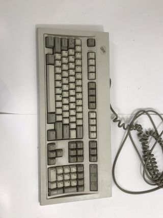 Vintage Ibm Model M 1391401 Mechanical Keyboard W/ Cord 1991 - Great