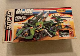 Rare Vintage Hasbro G.  I.  Joe Rolling Thunder Vehicle W/ Box