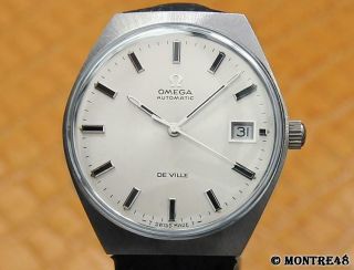 Omega Deville Swiss Made Men Auto Cal 565 Stainless St 35mm Vintage Watch Mc32