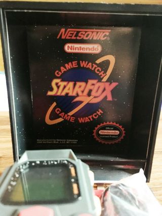 Vintage Nelsonic Game Watch Star Fox