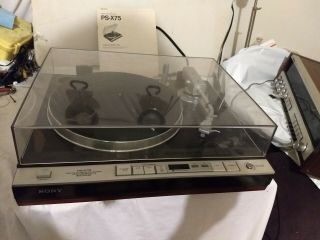 Vintage Sony Ps - X75 Biotracer Stereo Turntable System