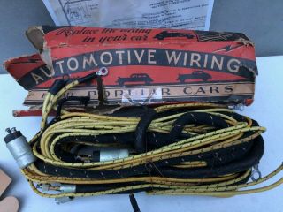 Vintage 1933 1934 1935 1936 Chevrolet Wiring Harness Box Cloth Covered