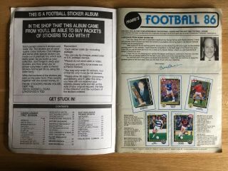 Panini Football 86 Sticker Album - Complete Vintage Book 1986 3