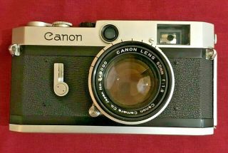 VINTAGE Canon P Rangefinder Camera SN 713333 Bundle - 2 Lenses,  Case,  Bag,  etc. 2