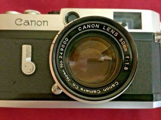 VINTAGE Canon P Rangefinder Camera SN 713333 Bundle - 2 Lenses,  Case,  Bag,  etc. 6