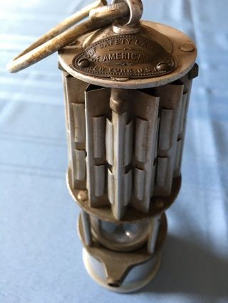 Wolf Safety Lamp Co.  of America,  Inc. ,  Coal Mining Safety Lantern,  Vintage Small 2