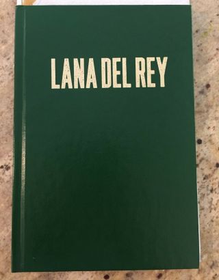 Lana Del Rey Tour Lyric Book Rare 2015 Ultraviolence Norman Rockwell