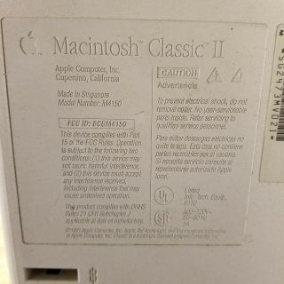 Vintage Apple Macintosh Classic Model 4150 AIO Desktop Computer 4