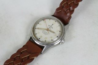 Vintage Normandie Military Style Watch Swiss 40s 50s 17 Jewels Incabloc