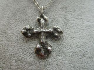 David Andersen Viking Saga Cross 900 A.  D.  With 925 Sterling Silver Chain Norway