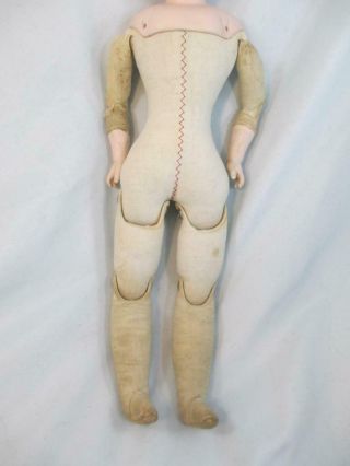 Antique German Bisque Kestner Doll Turned Shoulderhead Closed Mouth Bisque Arms 8