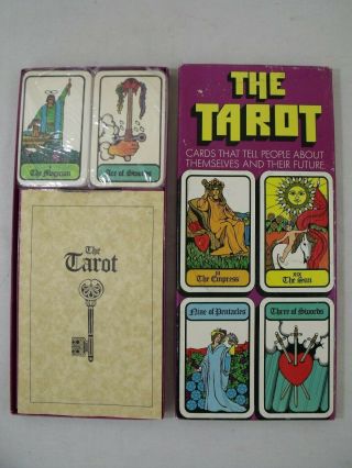Vintage The Tarot Deck Hoi Polloi Reiss 1973 Complete 78 Cards Book Box