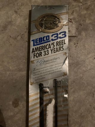 Vintage•1989•new •zebco•33rd Anniversary,  Beltlimited Edition•rod & Reel & Combo