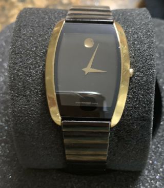 Vintage Authentic Movado Museum Wrist Watch WristWatch 87 - C1 - 0960 - R15A - 4/0 2