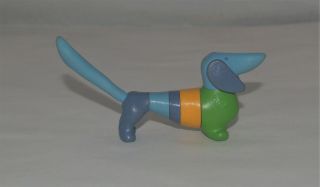 Vintage 1972 Munich Olympics Mascot Plastic Waldi Dog Figure Schleich Toy Puzzle