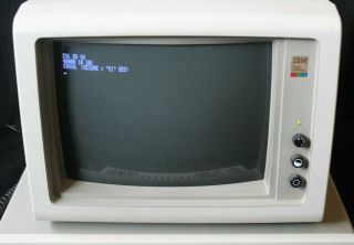 IBM VINTAGE DESKTOP PC / 5160 PERSONAL COMPUTER,  CGA 5153 MONITOR,  KEYBOARD 11