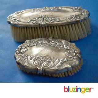 Antique Tiffany & Co.  Makers C Sterling Silver Vanity Brushes