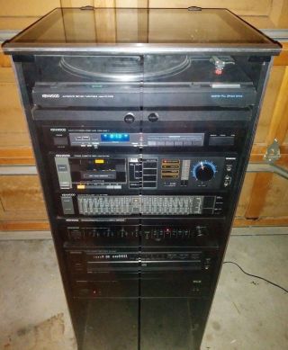 Vintage Kenwood Hi - Fi Stereo System Component Tower (no speakers) / LOCAL PICK UP 2