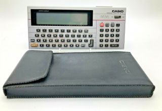 Casio Pb 700 Vintage Personal Computer With Carry Case Rare