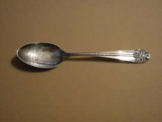 Philippine Sterling Silver Spoon Made By Watson,  Legaspi Monument,  Manila,  P.  I.