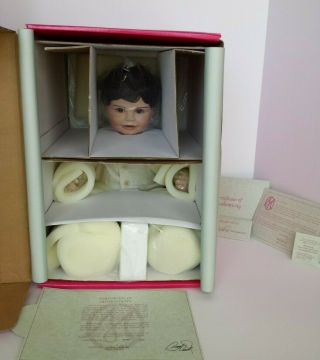 RARE NRFB MARIE OSMOND BABY DONNY PORCELAIN DOLL AUTOGRAPHED BY DONNY 10
