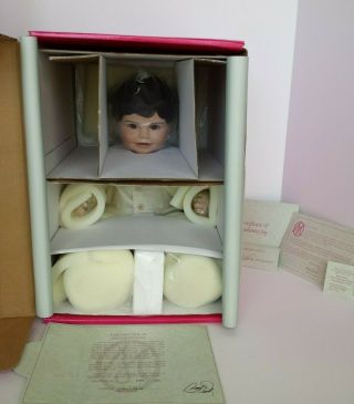 RARE NRFB MARIE OSMOND BABY DONNY PORCELAIN DOLL AUTOGRAPHED BY DONNY 6
