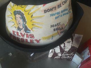 ELVIS PRESLEY 1956 Vintage HAT FROM ELVIS 1950s with photos RARE 3