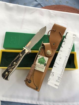 Puma Knife 6378 Rare Puma - Outdoor Handmade Germany Sambar Stag Handles -
