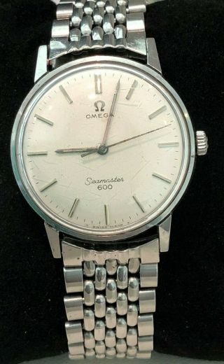 C.  1965 Vintage Omega Seamaster 600 Geneve Watch Cal.  Ω 601 Ref.  135.  011 In Steel