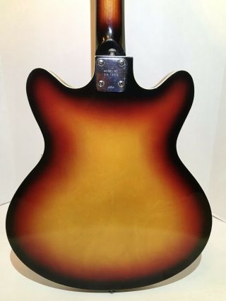 Vintage SILVERTONE Model 319.  14559 Electric Guitar Japan 4
