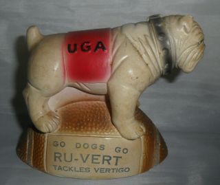 Rare Ru - Vert Chalkware Advertising Figurine University Of Georgia Uga Bulldog
