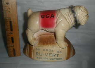 Rare Ru - Vert Chalkware Advertising Figurine University of Georgia UGA Bulldog 2
