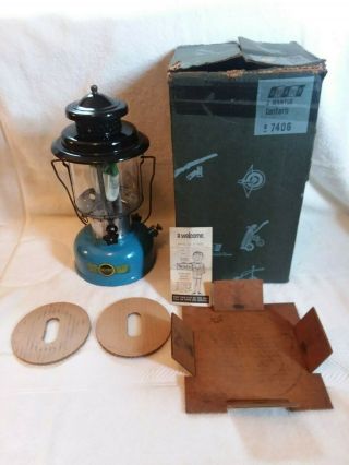 Vintage Coleman Sears Blue Lantern 5 Of 1965 Very