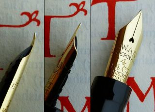 Mabie Todd Swan L4 Leverless Fountain Pen 1935.  14C F Flex Nib.  RARE 3
