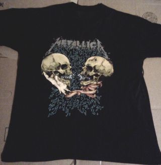 Metallica - Sad But True - 1991 Vintage Shirt - The Black Album Tour