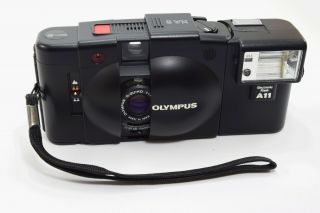VINTAGE Olympus XA2 35mm Rangefinder Film Camera With A11 Flash Module 2