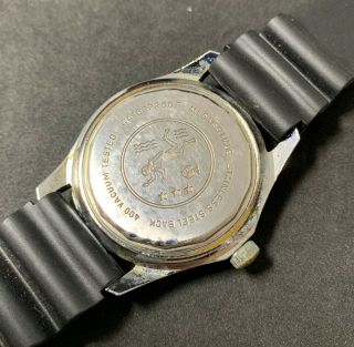 Rare Vintage SICURA Breitling,  SUBMARINE 200 VACUUM 23 J.  Military Watch 5