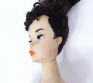 VHTF Vintage 3 Brunette Ponytail Barbie Doll 2