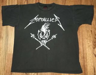 Vintage 1993 Metallica No Where Else To Roam Europe Concert Tour Xl Shirt