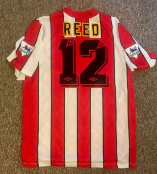 Sheffield United JOHN REED Player Issue Shirt 93/4 Maybe Match Worn Shirt - Rare 10