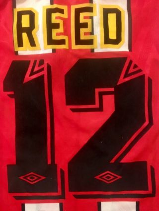 Sheffield United JOHN REED Player Issue Shirt 93/4 Maybe Match Worn Shirt - Rare 11